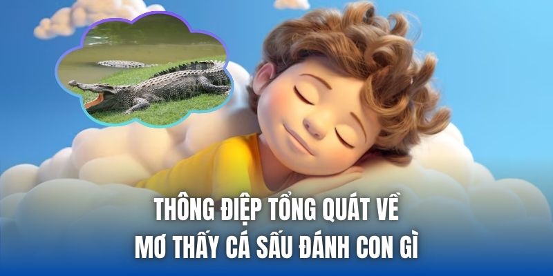 Thông điệp tổng quát về mơ thấy cá sấu đánh con gì